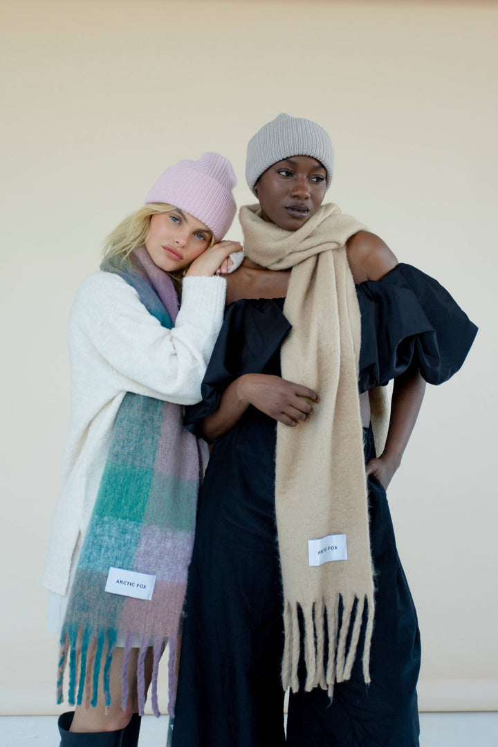 The Reykjavik Scarf - 100% Recycled - Beige - AW23