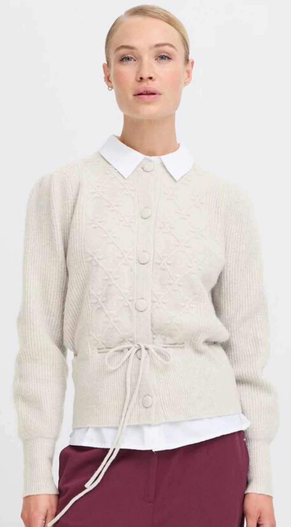 STRING MELANGE MIFFA CARDIGAN