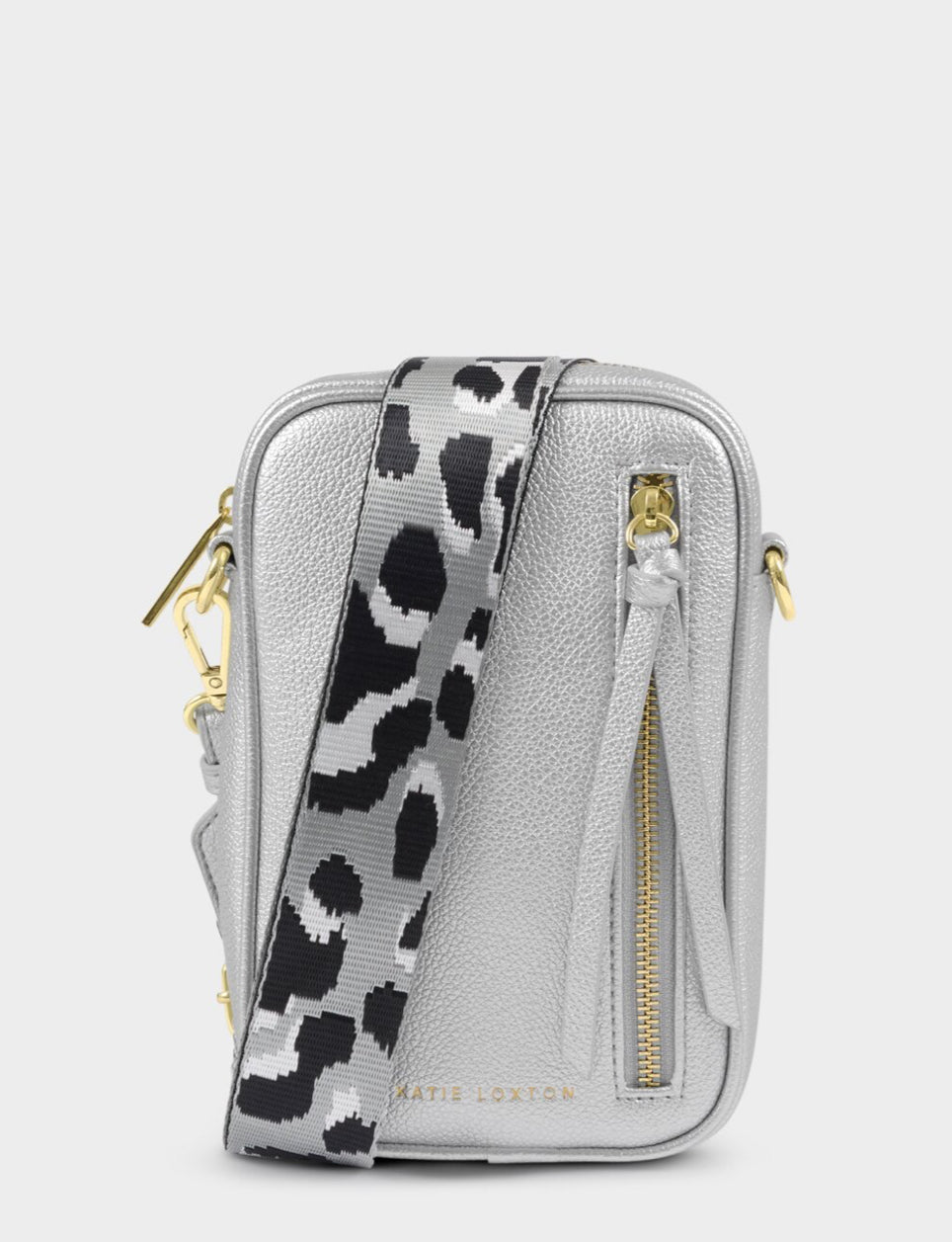 HALLIE SMALL CROSSBODY BAG SILVER