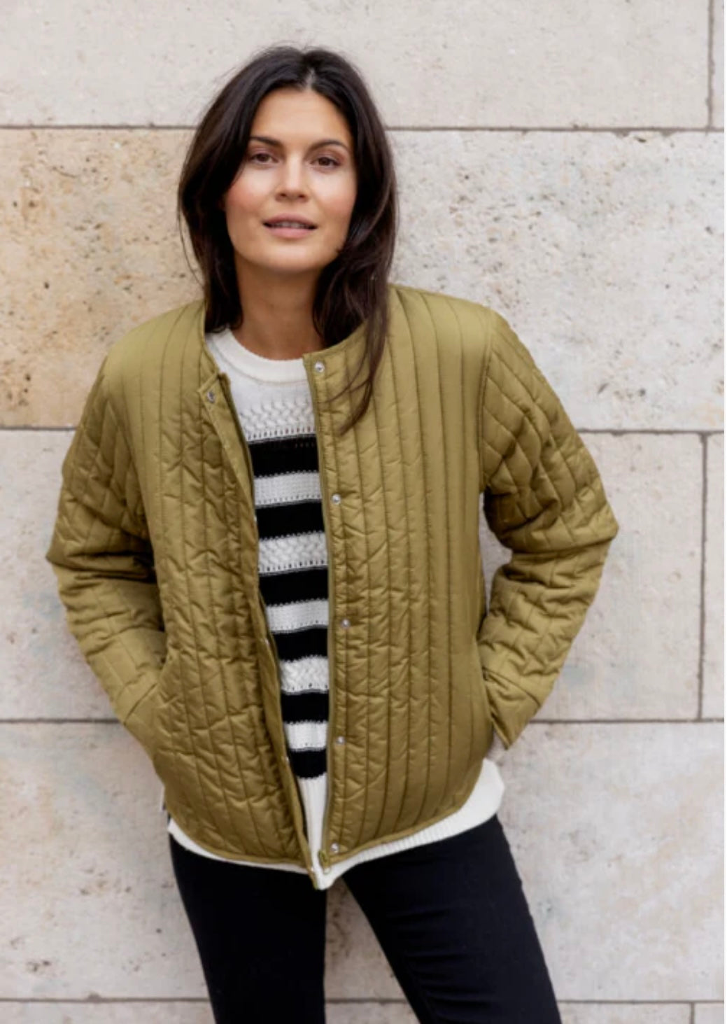 MELISSE JACKET GREEN MOSS