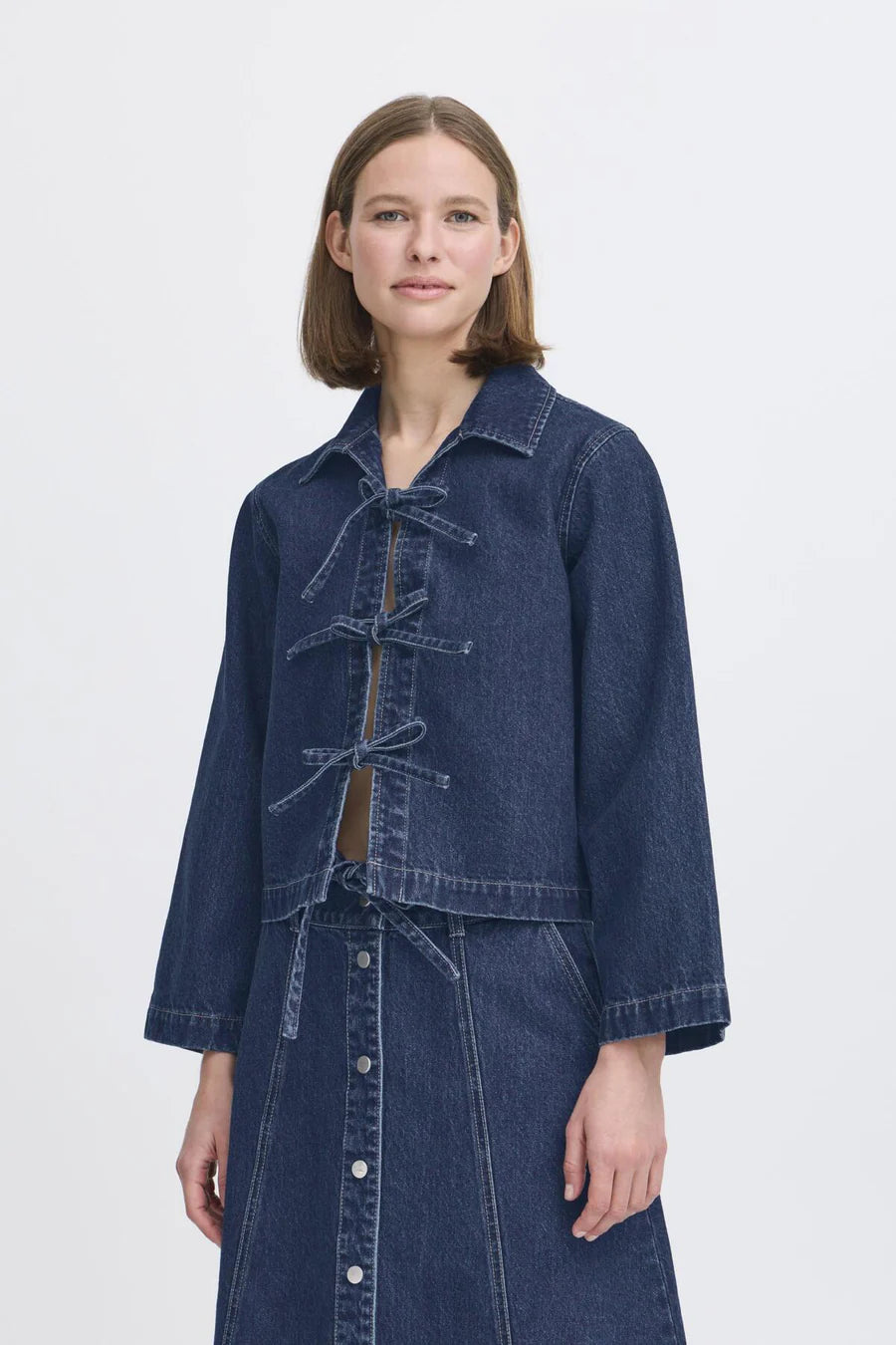 LUKAN SHIRT DARK BLUE DENIM