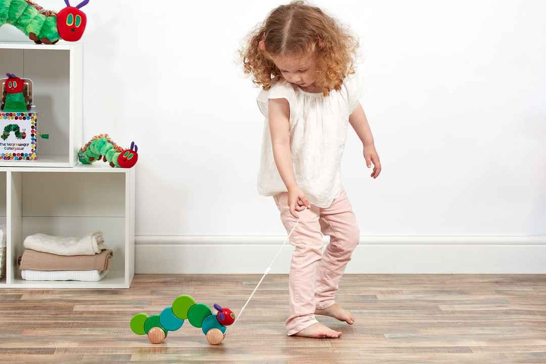Wooden Pull Along Toy – The Very Hungry Caterpillar