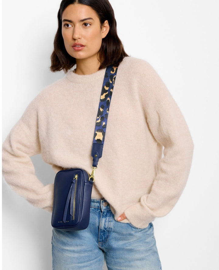 HALLIE SMALL CROSSBODY BAG | MIDNIGHT BLUE