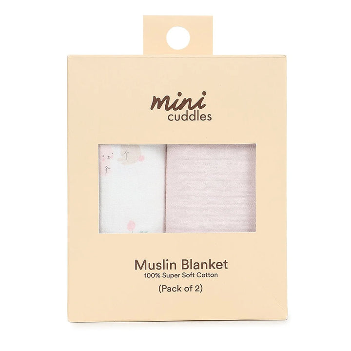 MUSLIN BLANKET 2PK