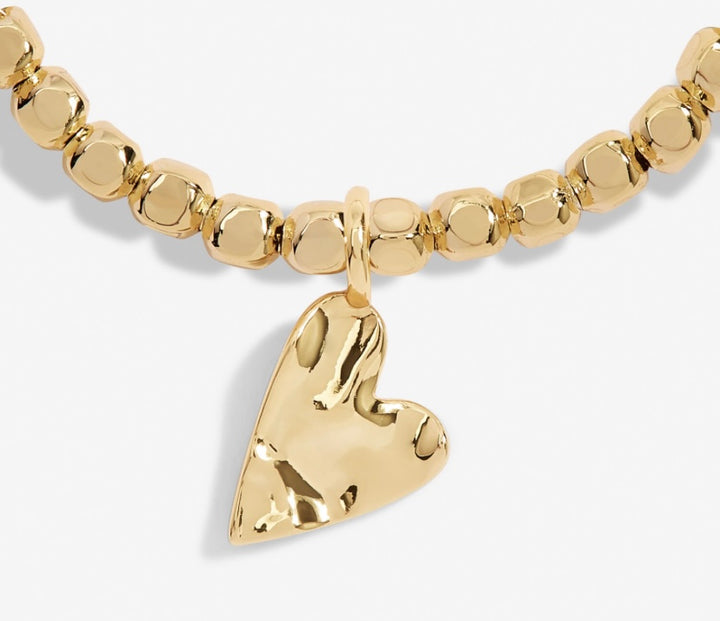 HAMMERED HEART ANKLET