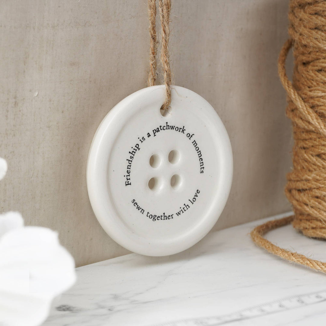 Send With Love 8 Assorted Button Hangers In Dish