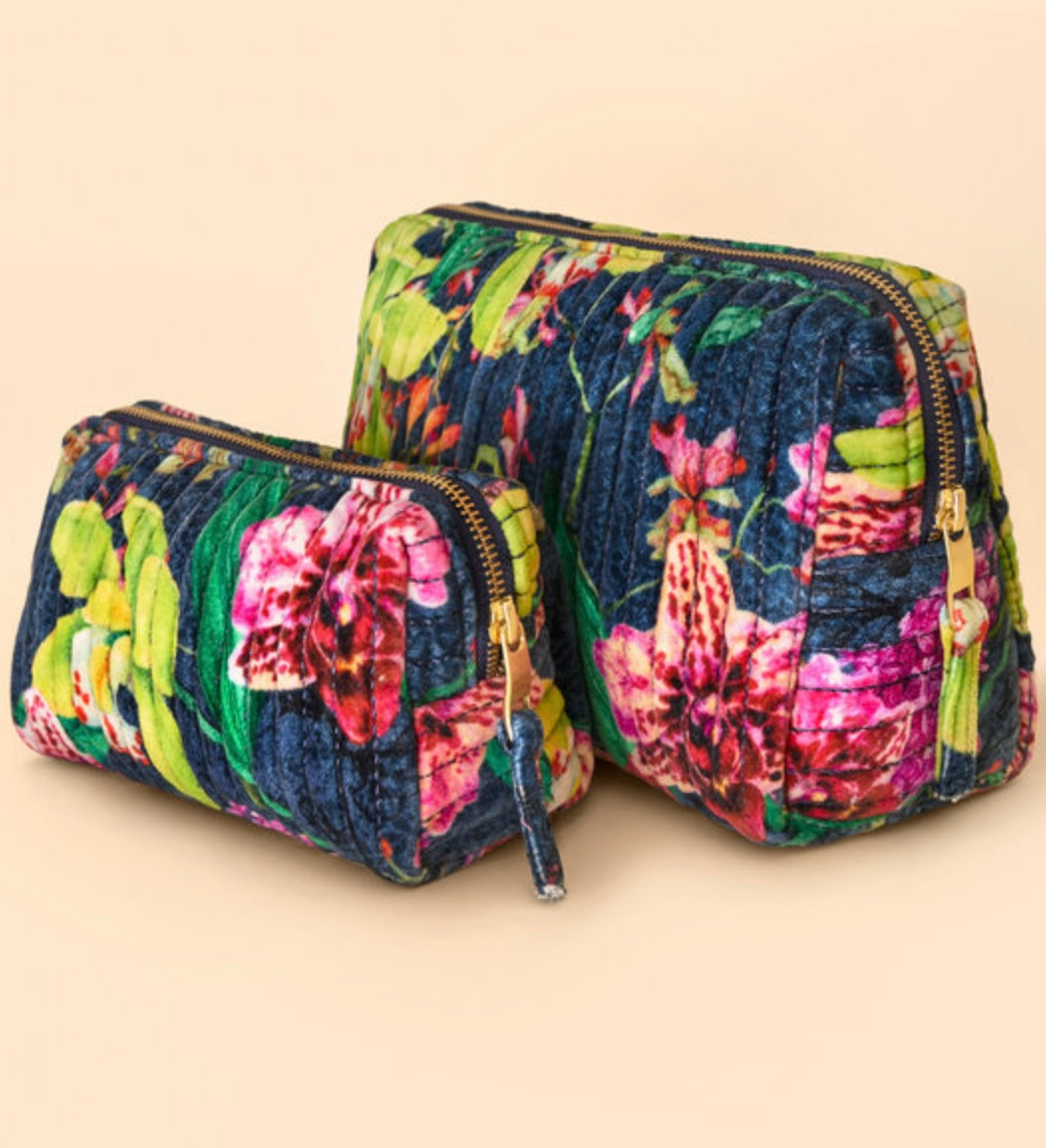 INK EXOTIC EVENING QUILTED WASHBAG