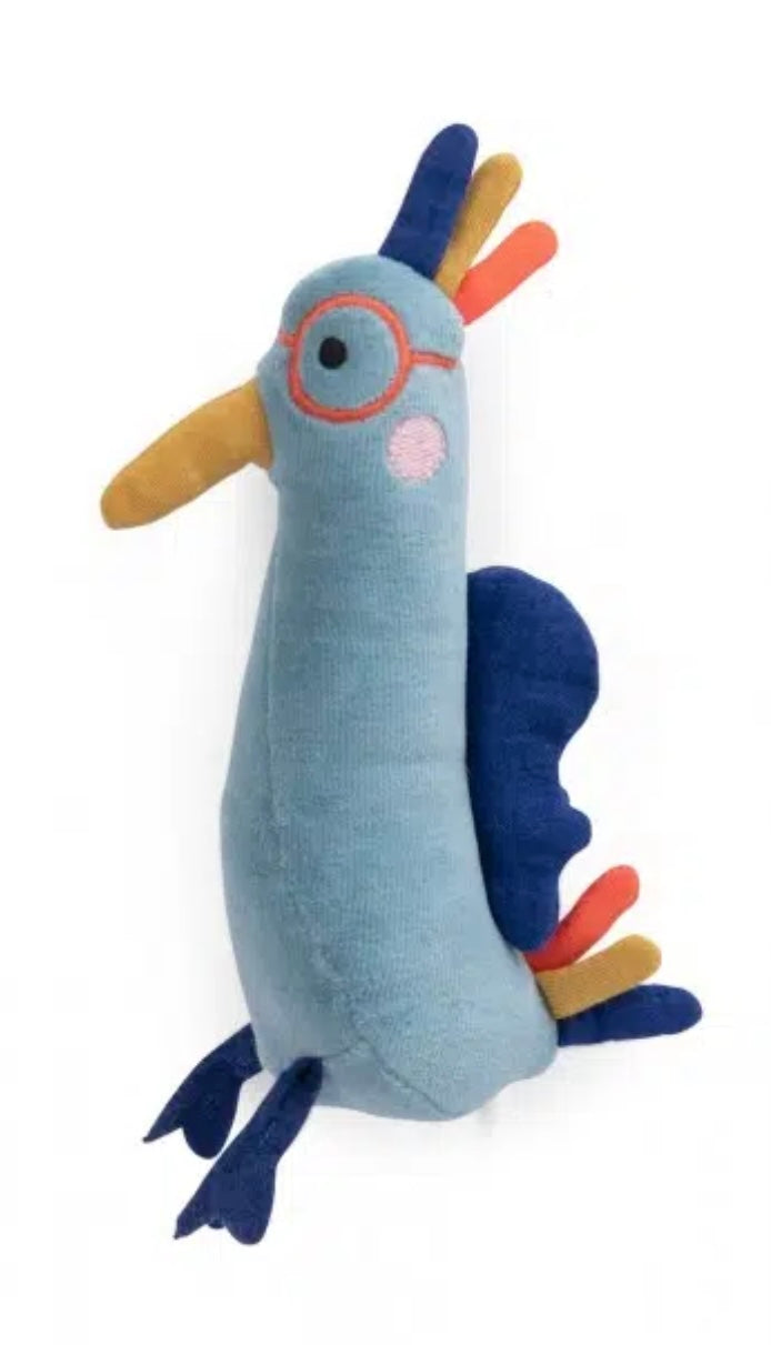 OISEAU BLEU LES TOUPITITS BIRD DOLL