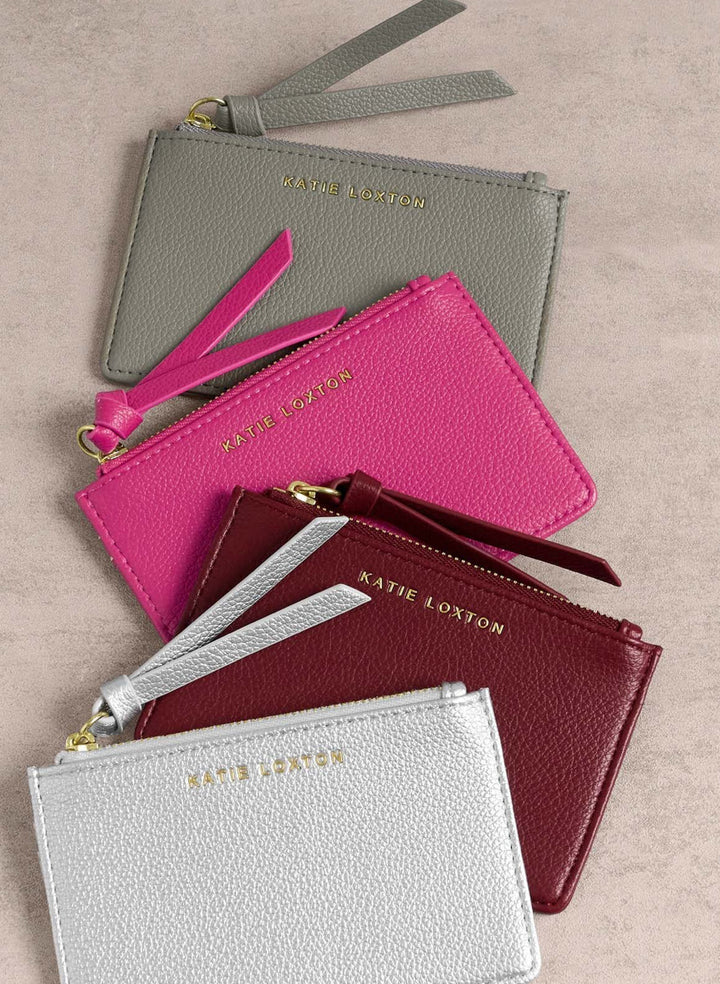 HALLIE COIN & CARD HOLDER | GRAPHITE GREEN