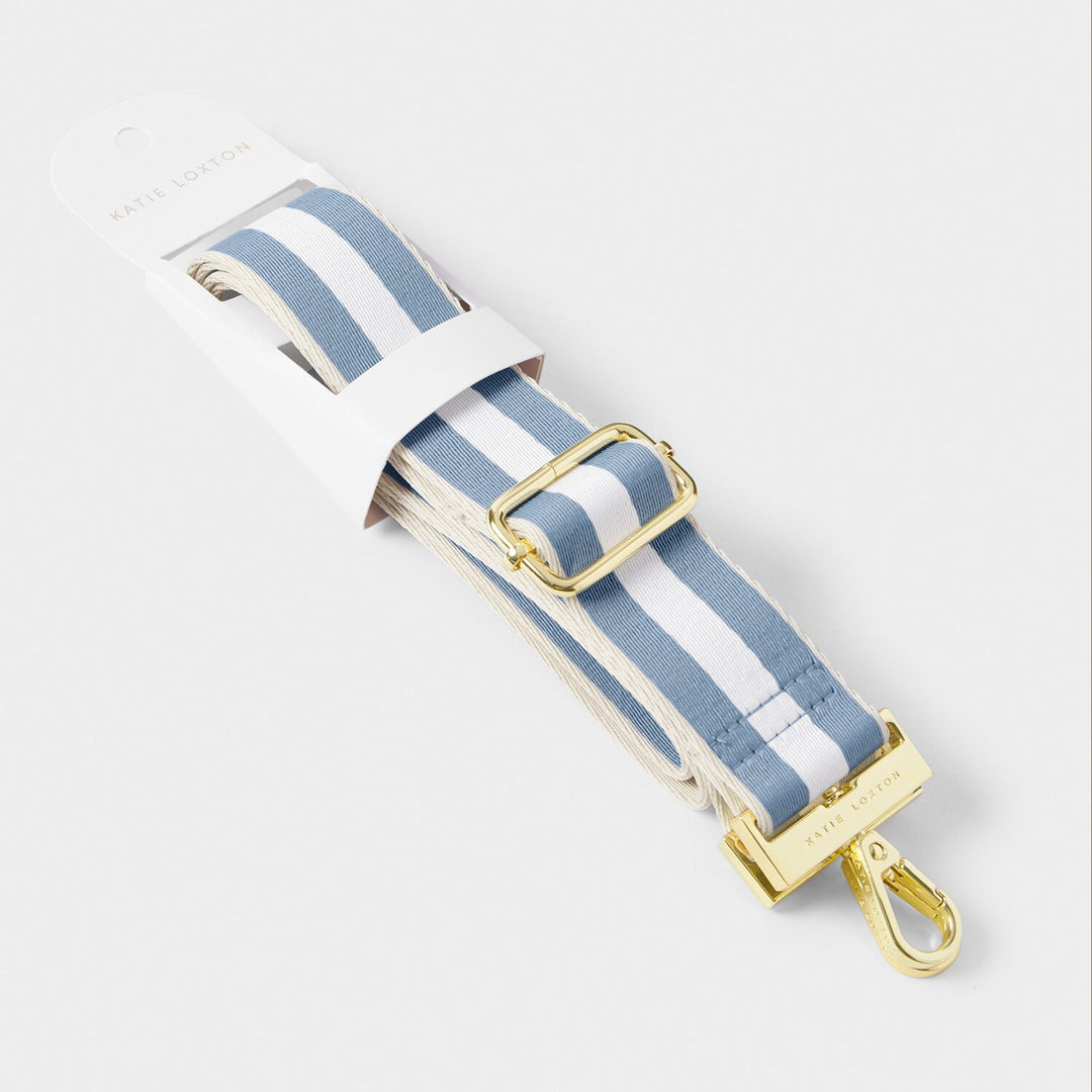 CANVAS STRAP BLUE AURA TRIPLE STRIPE