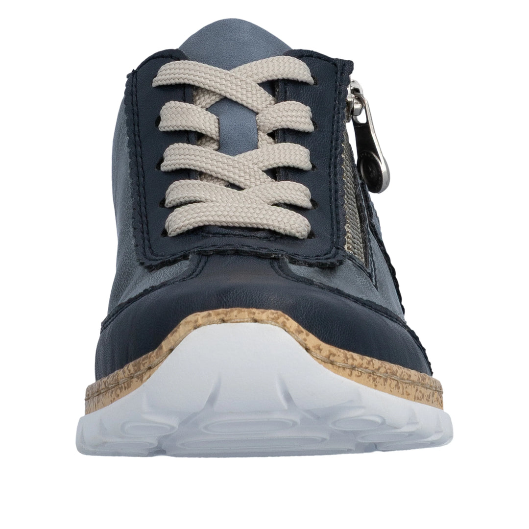 Ladies Blue Comfort Rieker Shoe