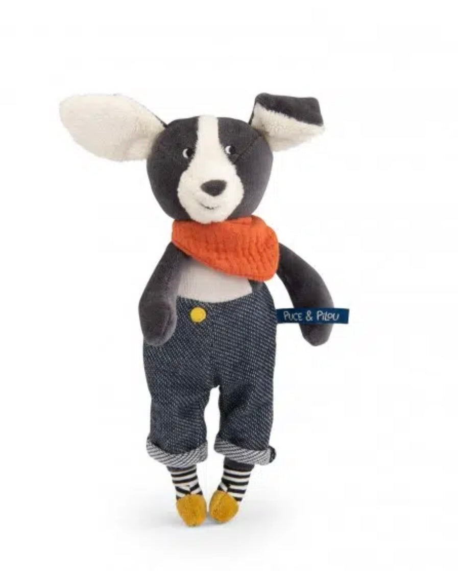 POUPEE CHIEN PUCE BLEU PURCE & PILOU DOG DOLL