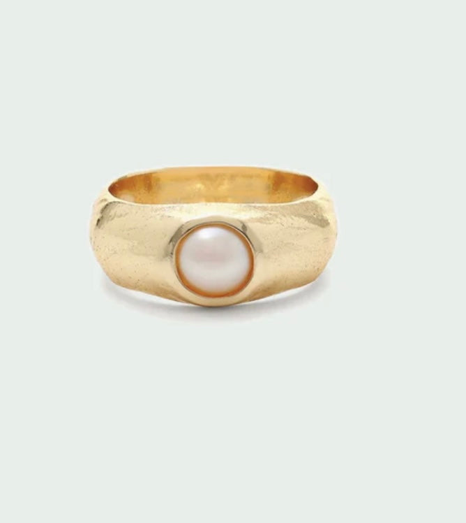 OYSTER RING GOLD M