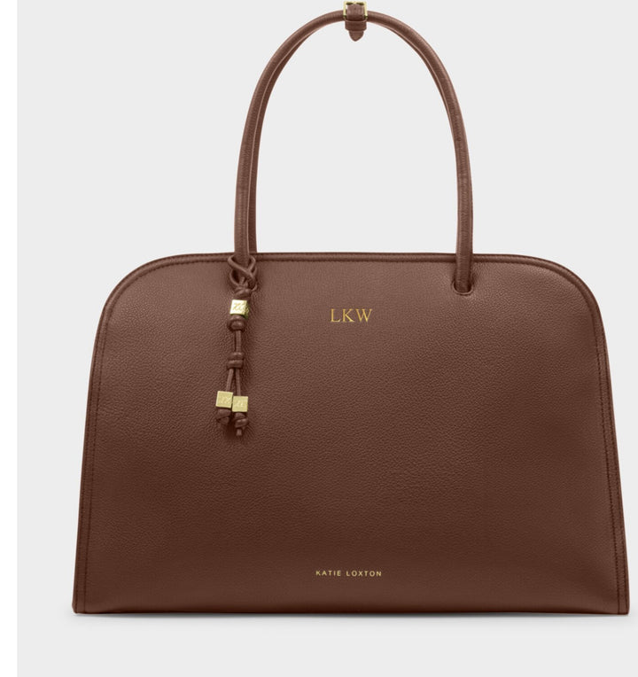 HADLEY SHOULDER TOTE BAG DARK CHOCOLATE