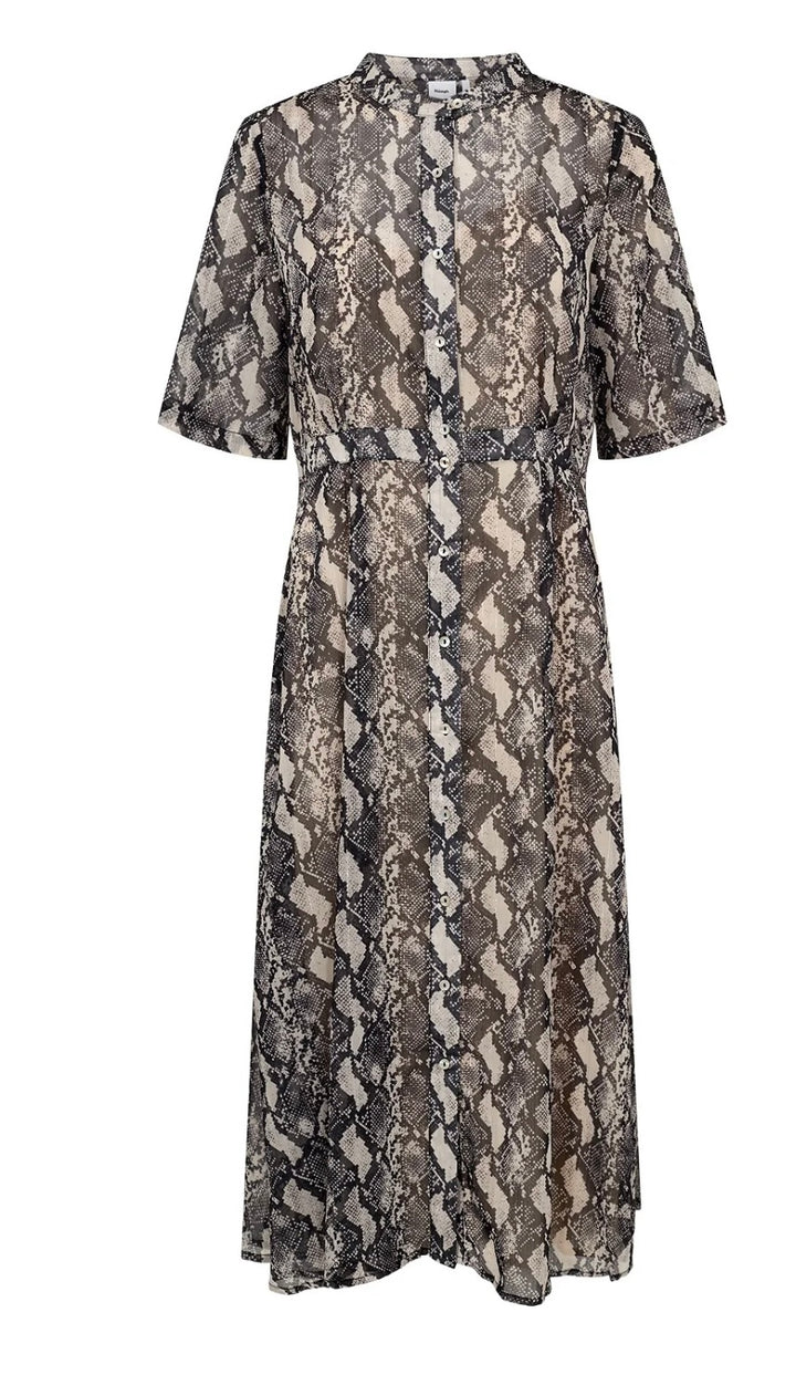 KYNDALL SS DRESS GRAY MOURN