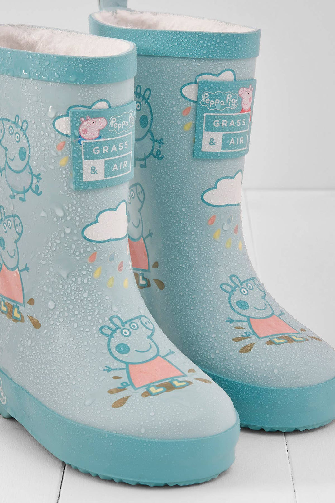 Peppa Pig George Blue Colour-Changing Kids Wellies: UK9