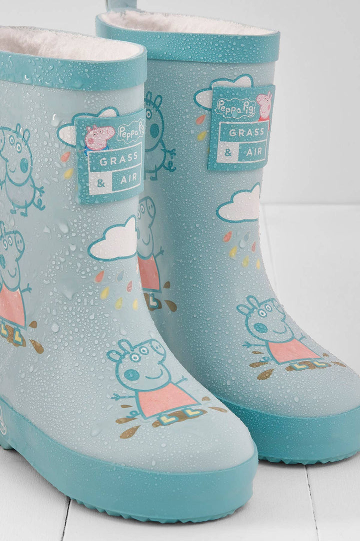 Peppa Pig George Blue Colour-Changing Kids Wellies: UK8