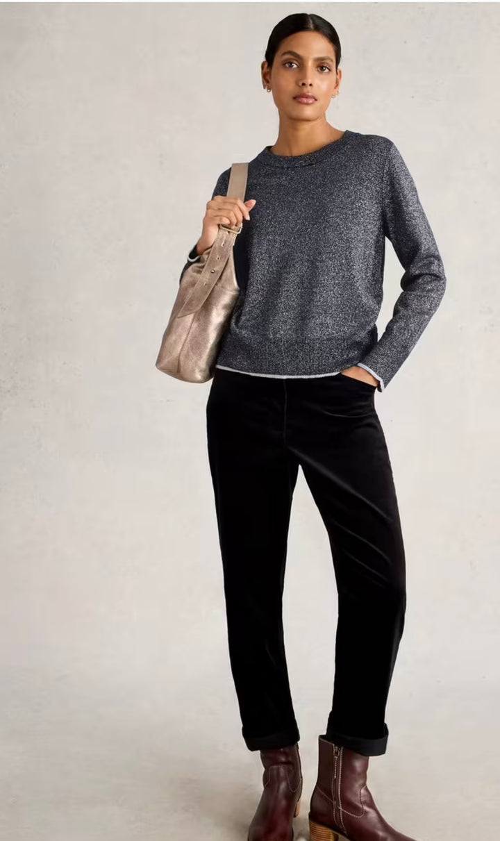 KATIE SPARKLE JUMPER DARK NAVY