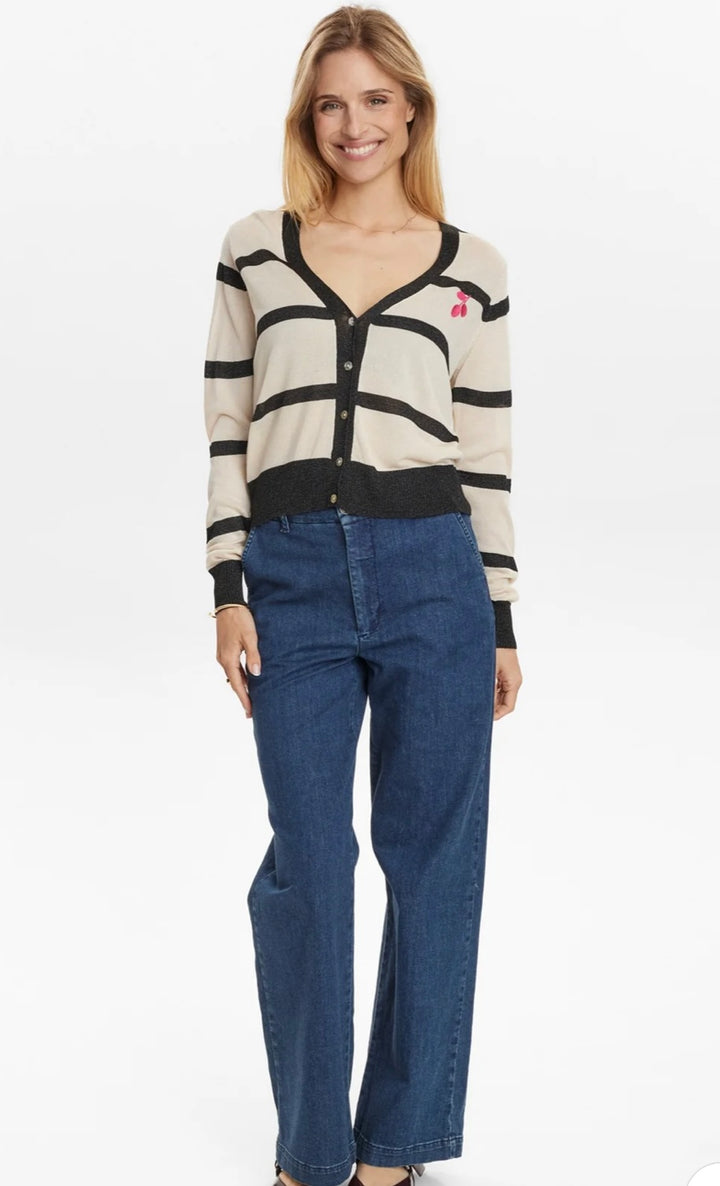 SLITTA CARDIGAN ECRU