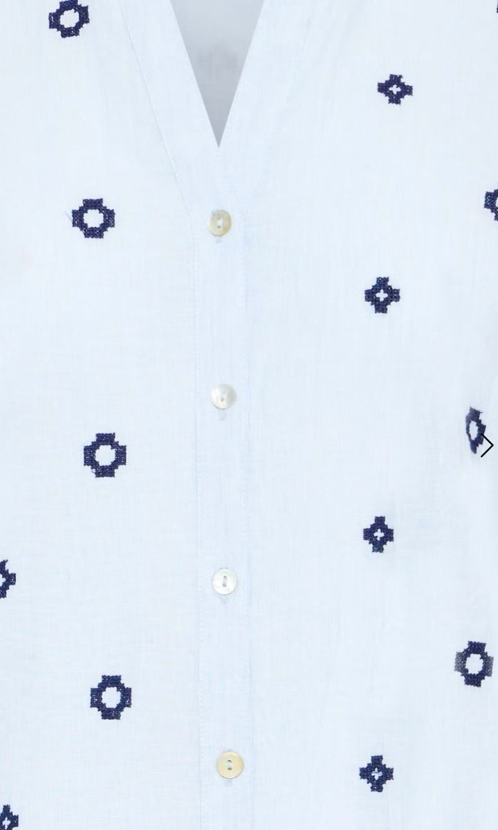 FABIENNE LS SHIRT DELLA ROBBIA BLUE