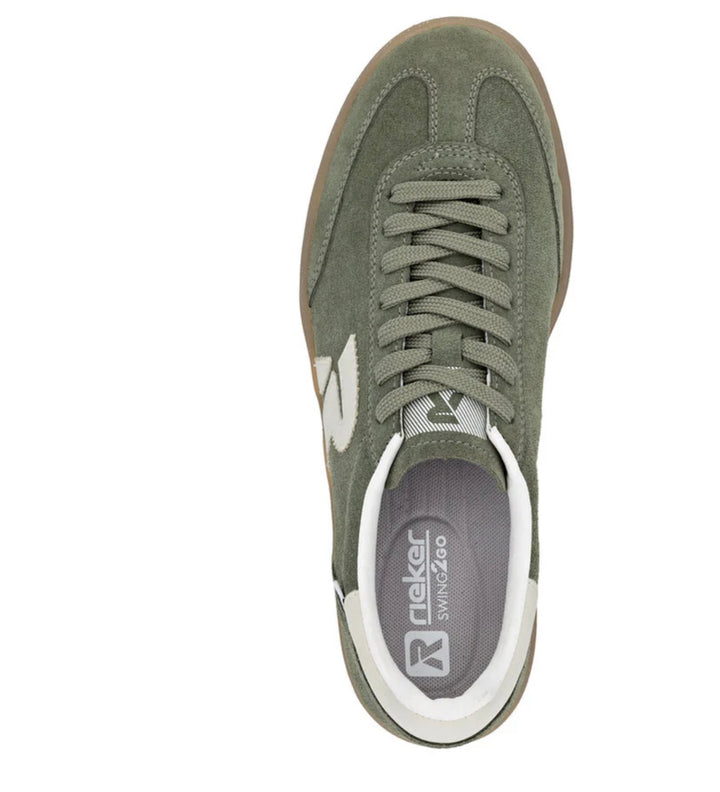 W3700-54 GREEN TRAINERS