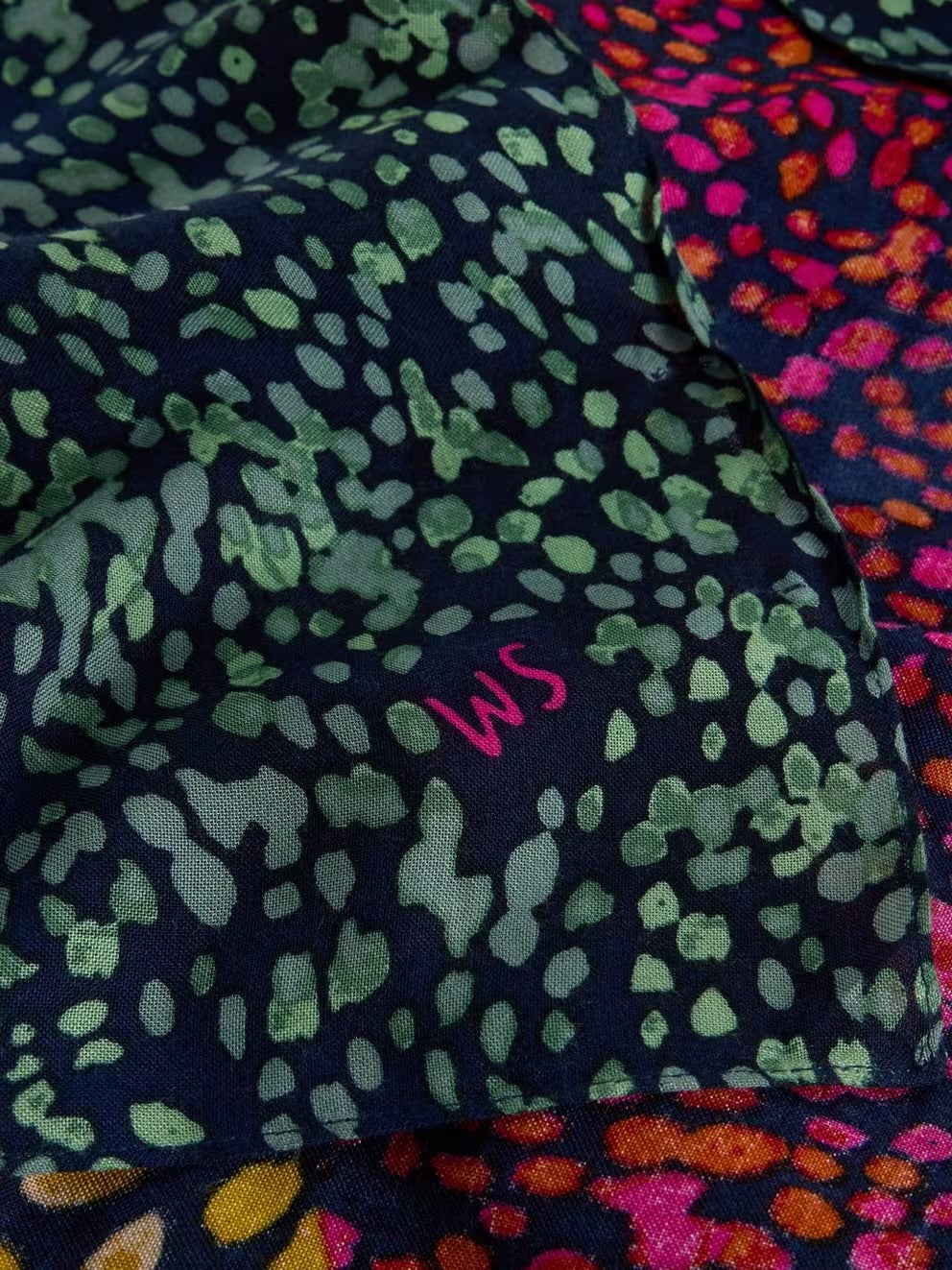 SOPHIE PRINTED SCARF CHART MLT