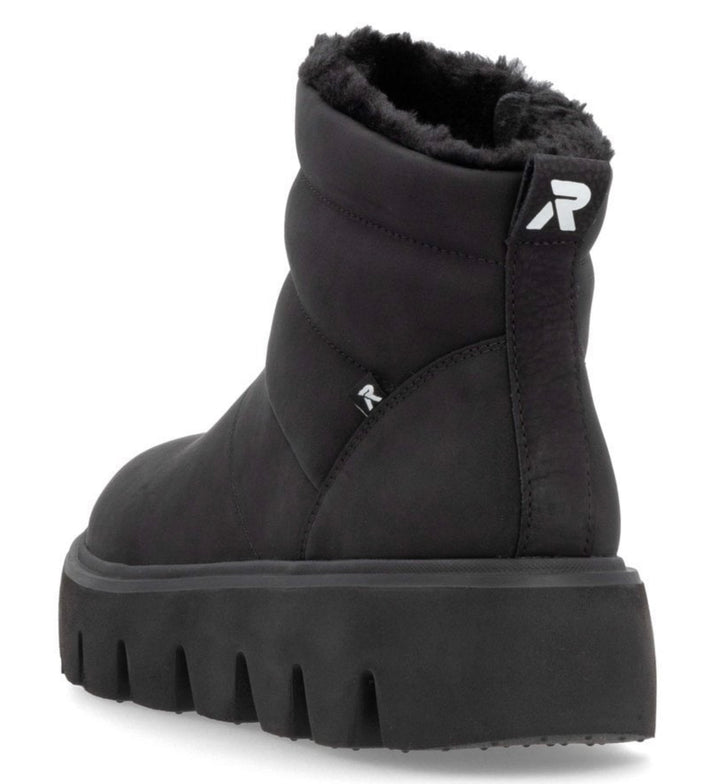 W2070-00 LADIES BLACK MID HEIGHT BOOTS