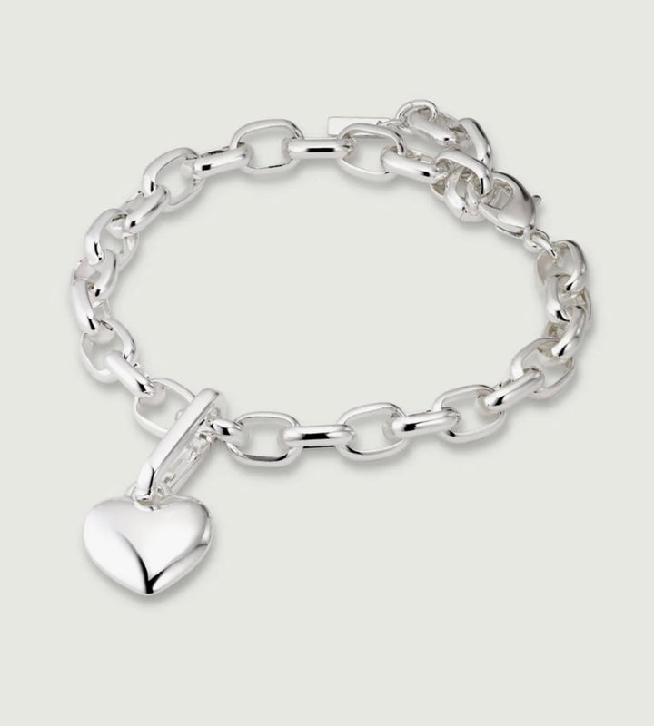 CHARM BRACELET SILVER PLATED