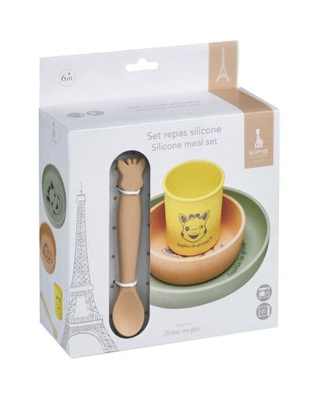 Silicone Meal Set Sophie La Girafe - Meal Time