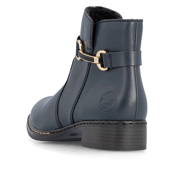 Rieker Women's Short Boot Boot - Blue