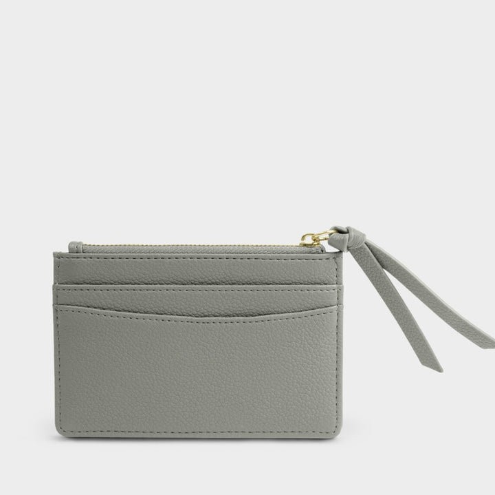HALLIE COIN & CARD HOLDER | GRAPHITE GREEN