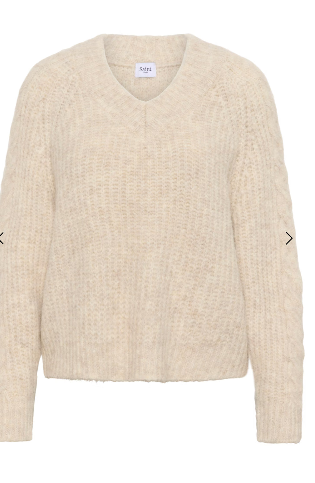 MANDA SZ PULLOVER BROWN RICE MELANGE