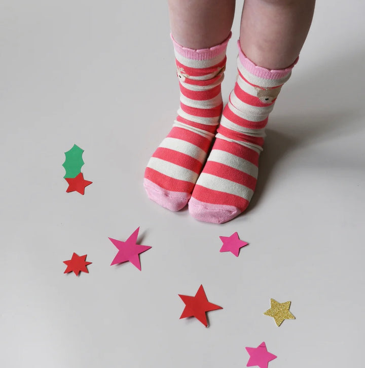 JOLLY CHRISTMAS 2 PACK SOCKS