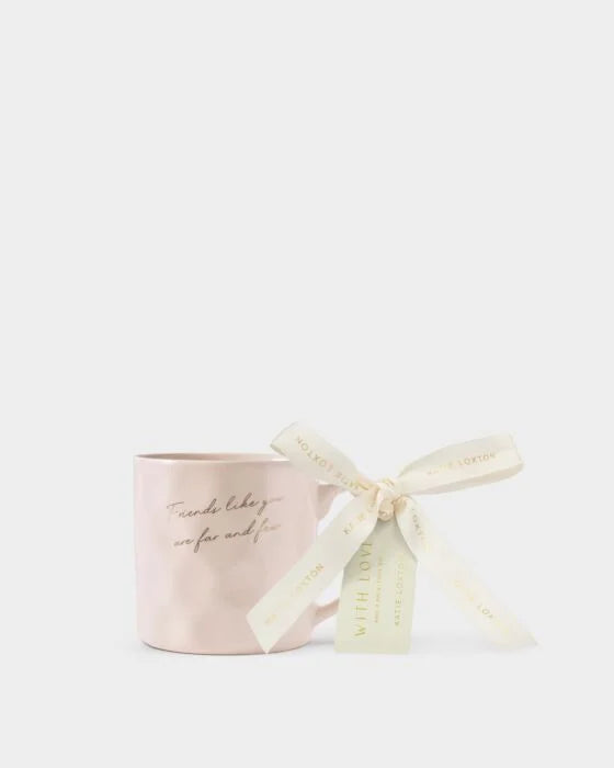 GIFT TAG AND MUG FRIENDS LIKE YOU ARE FAR AND FEW