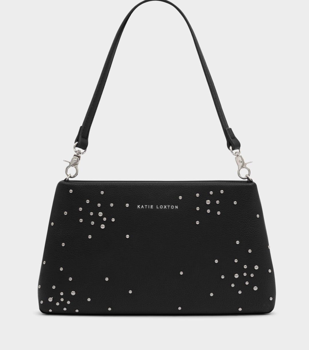 NOVA STUDDED WRISTLET CLUTCH |BLACK