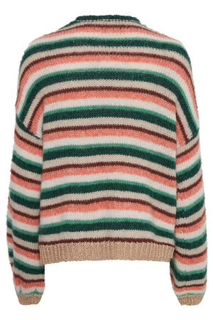 ONERO STRIPED CARDIGAN