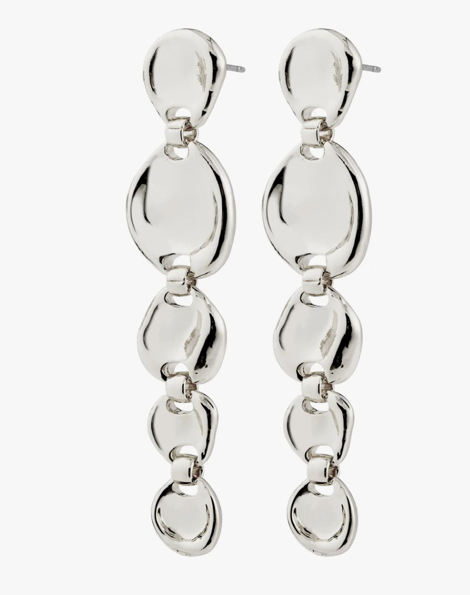 SPARKLE EARRINGS SILVER PLATED