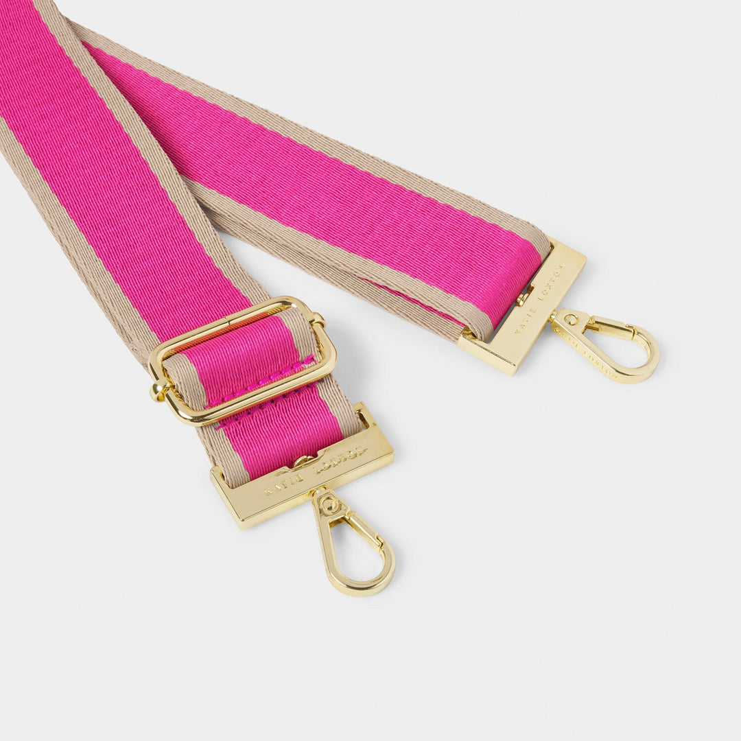 CANVAS STRAP MAGENTA STRIPE 135CM