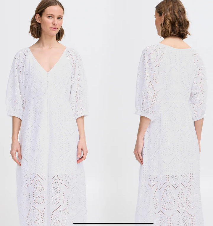 MALLIE DRESS MARSHMALLOW