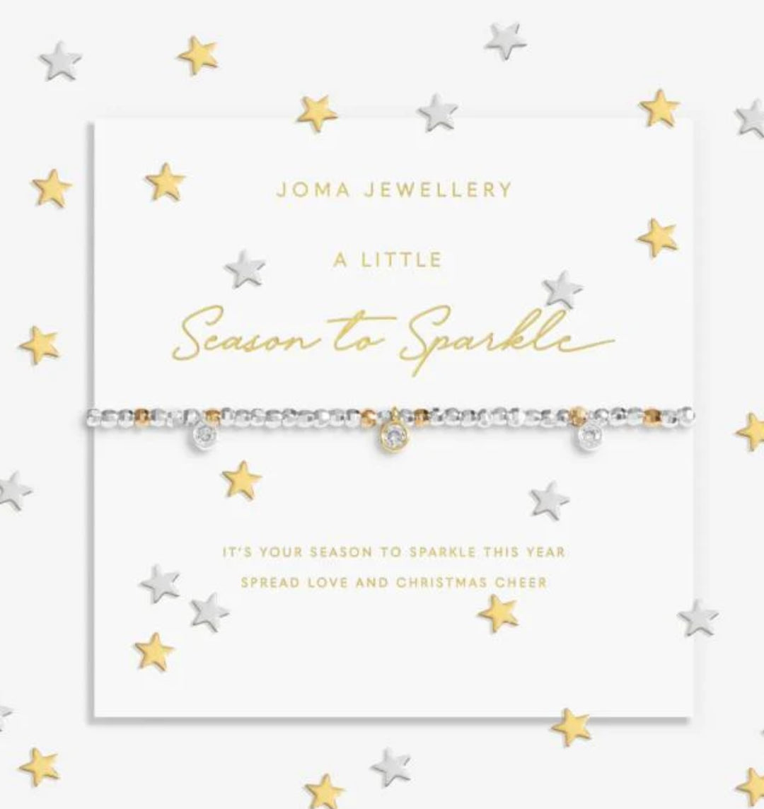 SPARKLE CONFETTI GOLD & SILVER PLATED SEASON TO SPARKLE BRACELET