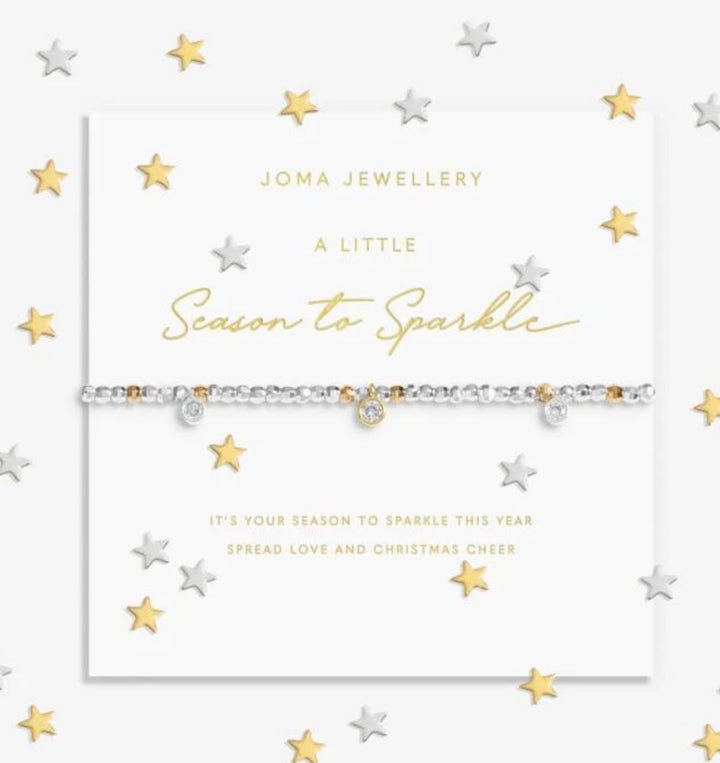 SPARKLE CONFETTI GOLD & SILVER PLATED SEASON TO SPARKLE BRACELET