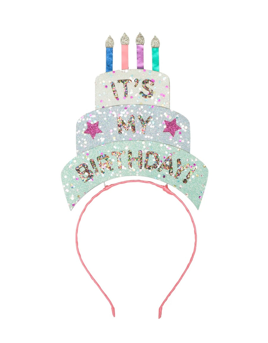 HAPPY BIRTHDAY CAKE HEADDRESS