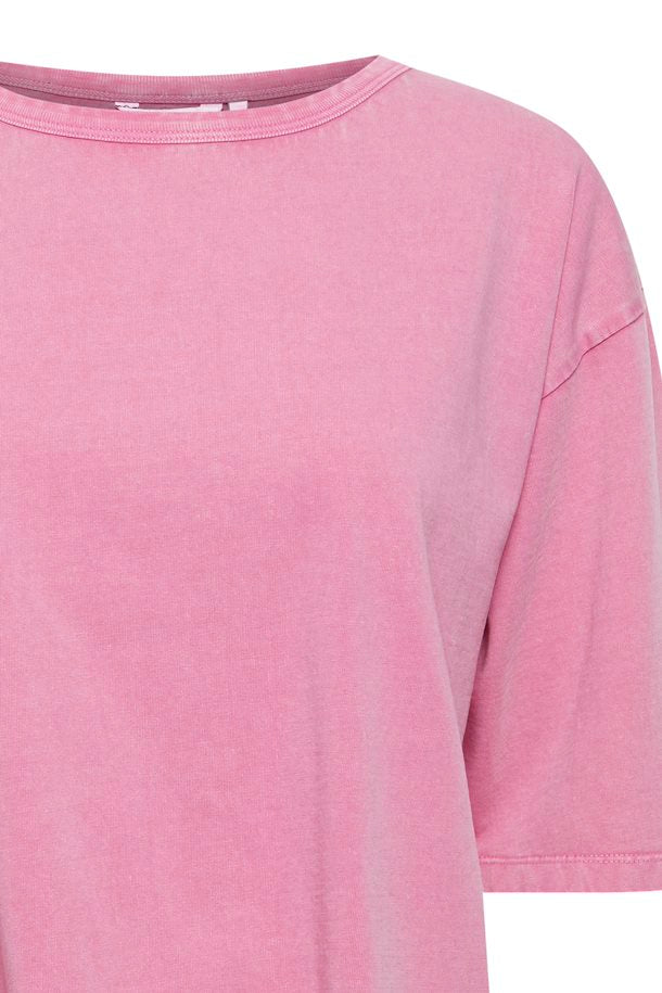 SUPER PINK ROLLO SHORT SLEEVED T-SHIRT