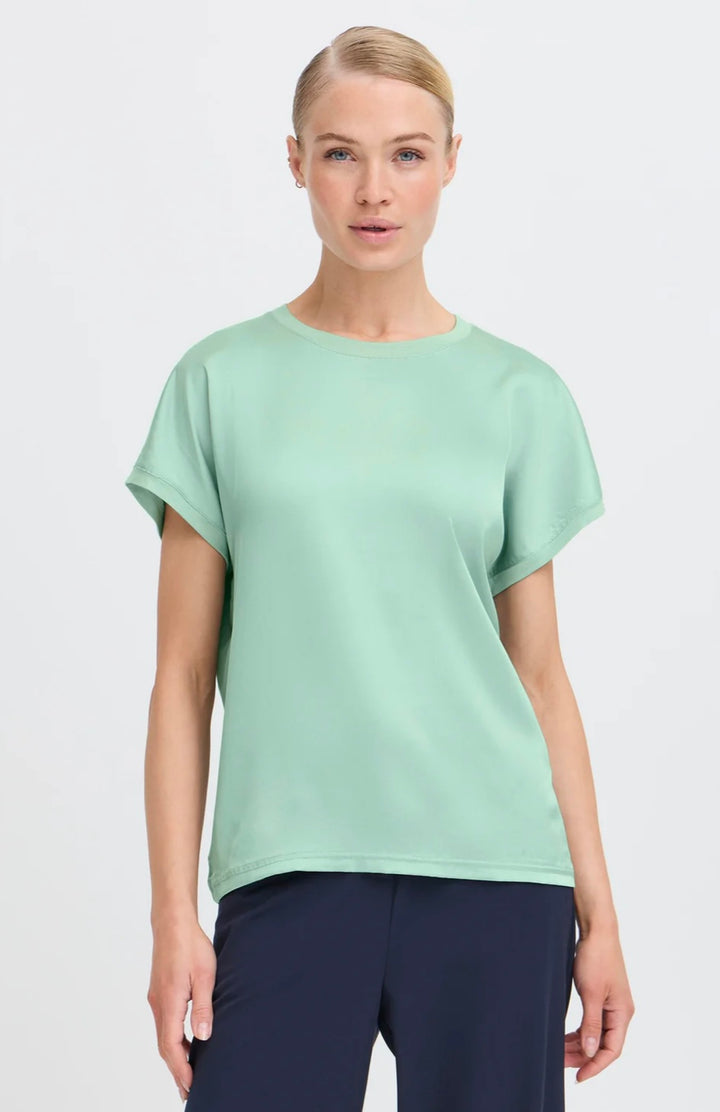 SELITA ONECK T-SHIRT BLUE SURF