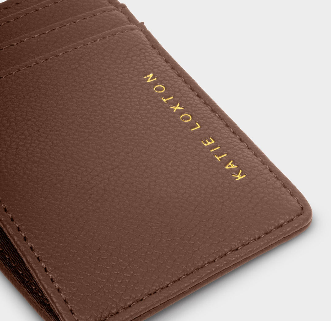 LAILA SLIM CARDHOLDER | DARK CHOCOLATE