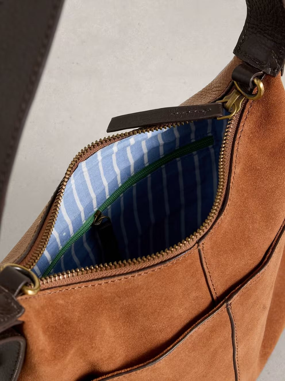 MINI SOPHIA LEATHER CROSSBODY BAG MID TAN