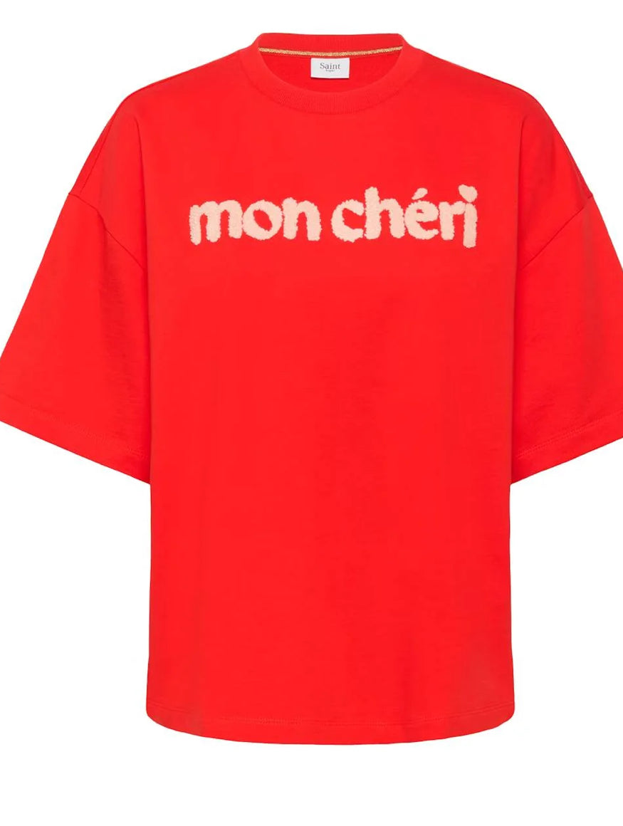 FIERY RED PANNA SWEATSHIRT