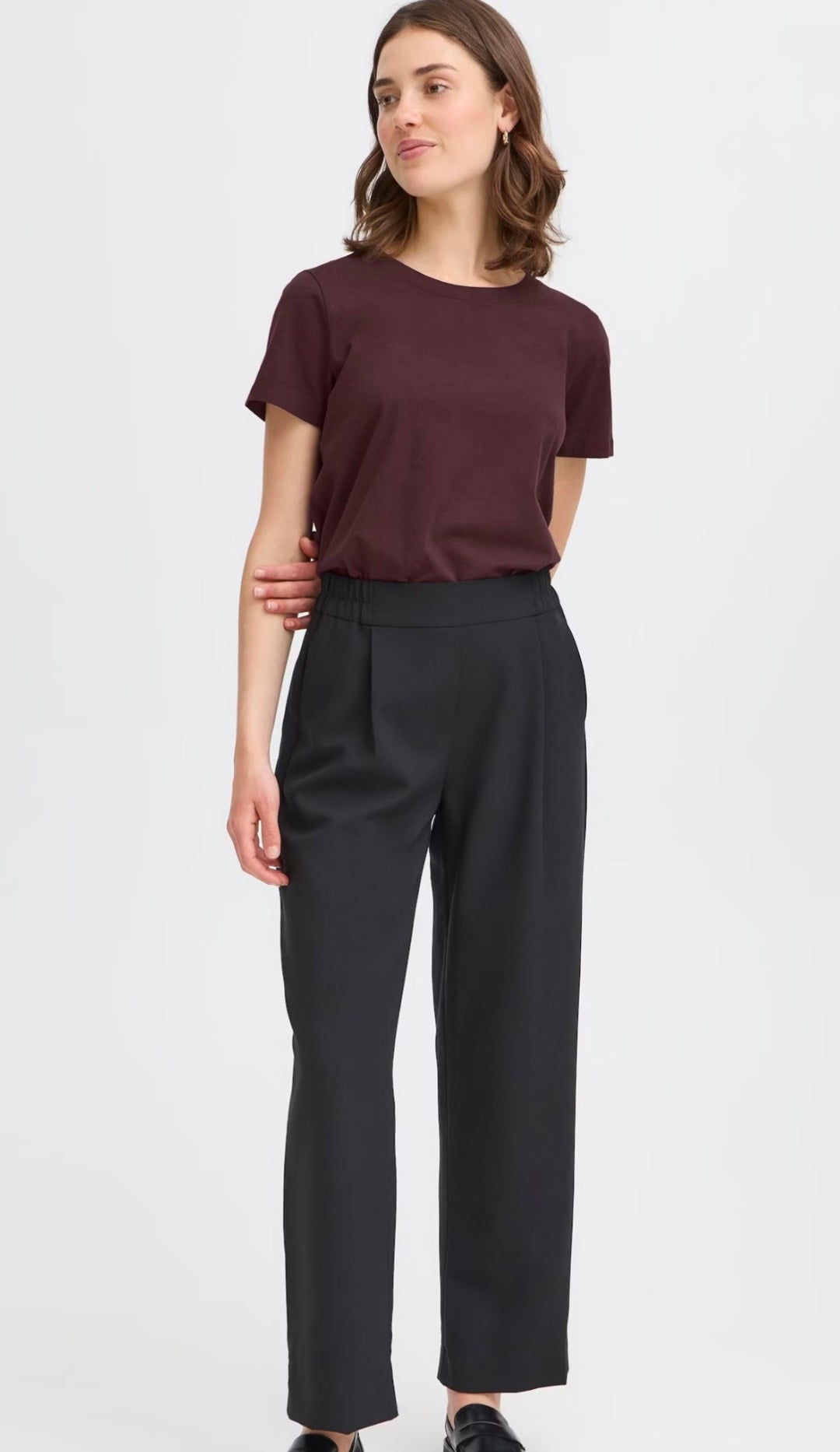 ZASHOULDER TEE FUDGE