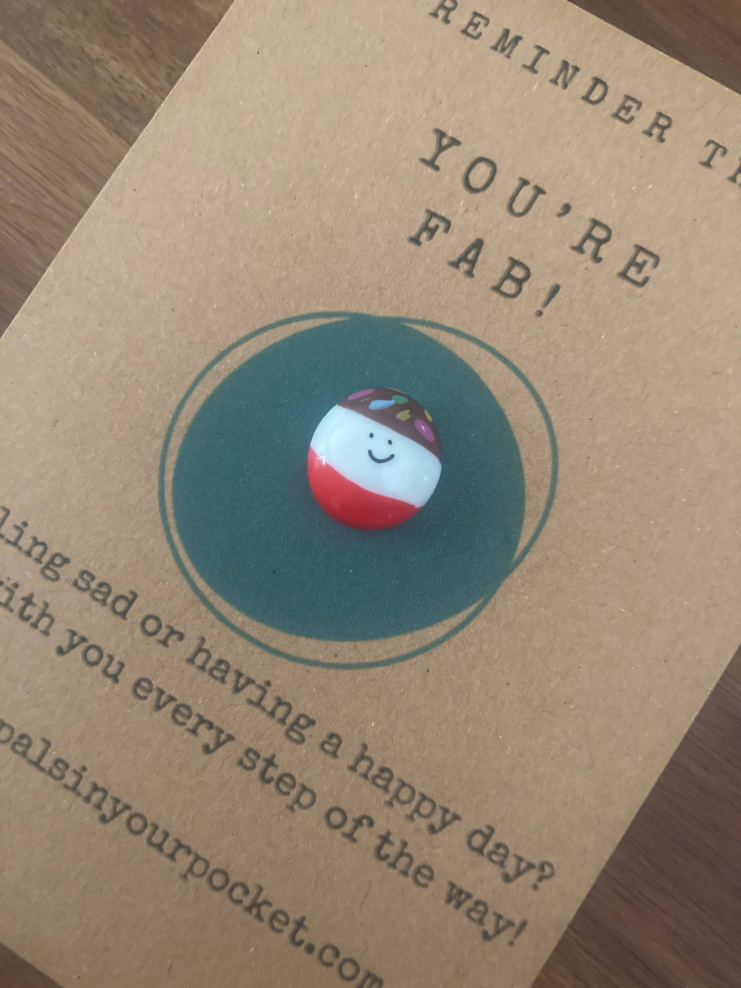 Fab Lolly Of Positivity Reminder & Greeting Charm