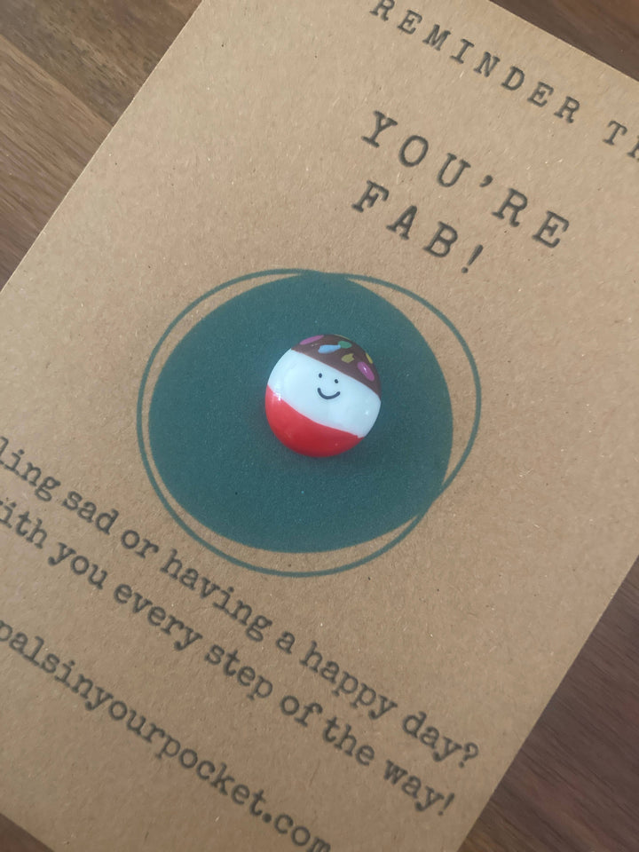 Fab Lolly Of Positivity Reminder & Greeting Charm